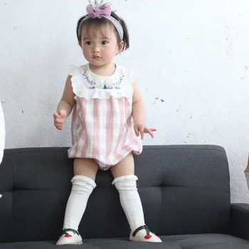 Baby Bodysuit Embroidery Princess Lace Baby Girl's Clothes Summer Sleeveless Cotton Breathable Baby Triangle Crawling Jumpsuits
Baby Bodysuit Embroidery Princess Lace Baby Girl's Clothes Summer Sleeveless Cotton Breathable Baby Triangle Crawling Jumpsuits
