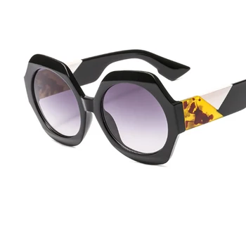 2019 New Fashion Round Sunglasses Fashion Big Frame Sun Glasses for women color brand designe Vintage oculos de sol feminino UV
2019 New Fashion Round Sunglasses Fashion Big Frame Sun Glasses for women color brand designe Vintage oculos de sol feminino UV