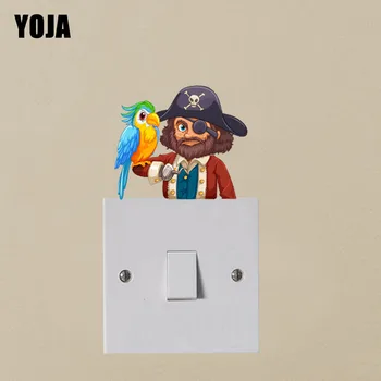 YOJA Cartoon Lovely Parrot And Pirates Decor Wall Stickers Room Switch Bedroom Personalized Decals 10SS0103
YOJA Cartoon Lovely Parrot And Pirates Decor Wall Stickers Room Switch Bedroom Personalized Decals 10SS0103