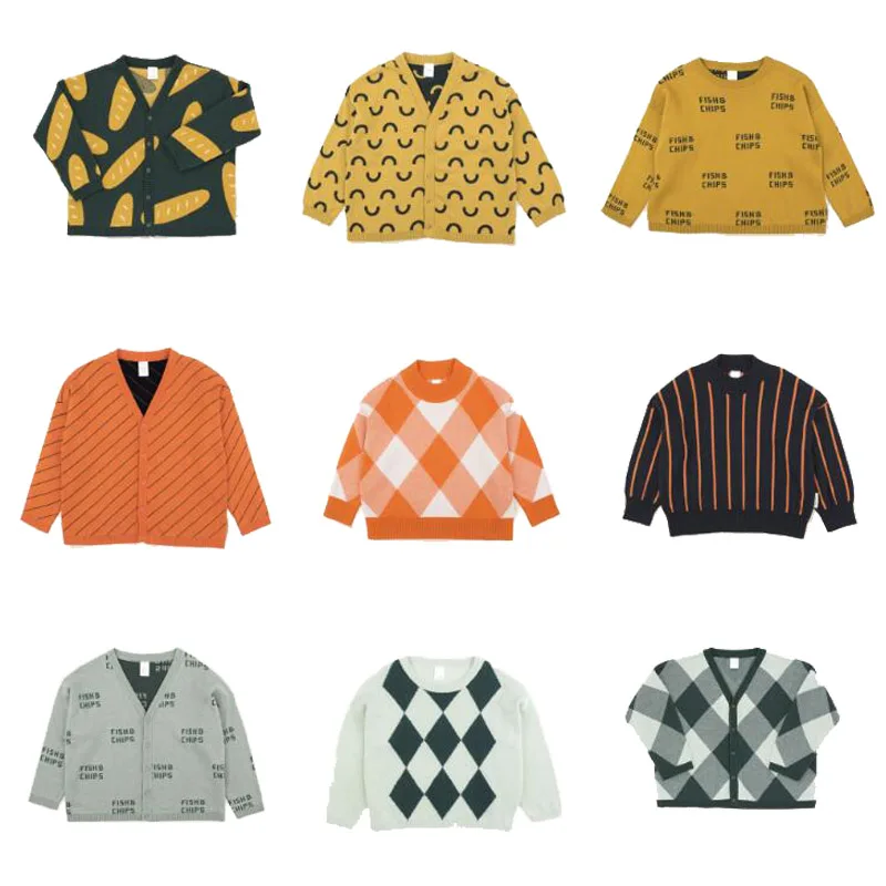 Kids Knitwear Tiny Cottons 2018 Autumn Winter Baby Boy Geometric Patterns Knitted Cardigan Sweater Baby Girl Clothes For 1-10Y
Kids Knitwear Tiny Cottons 2018 Autumn Winter Baby Boy Geometric Patterns Knitted Cardigan Sweater Baby Girl Clothes For 1-10Y