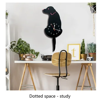 Wall Clock Dog Acrylic Wall Clock with Swing Tail Pendulum for Living Room Bedroom Kids Room J2Y
Wall Clock Dog Acrylic Wall Clock with Swing Tail Pendulum for Living Room Bedroom Kids Room J2Y