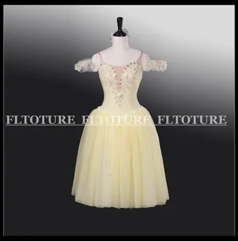 Adult Ballet Costumes Girl Ballet Midi-Dress Yellow Dresses With Headwear Fairy Skirts For Ballet Show Dance Wear AT1264
Adult Ballet Costumes Girl Ballet Midi-Dress Yellow Dresses With Headwear Fairy Skirts For Ballet Show Dance Wear AT1264