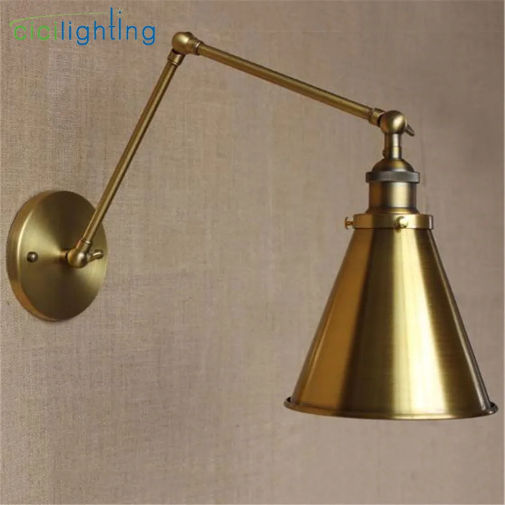 Industrial Retro Wall Lights 110-220V/230V E27 Wall Sconce Handle Metal Bronze funnel filler lampshade Wall Lamp lampara
Industrial Retro Wall Lights 110-220V/230V E27 Wall Sconce Handle Metal Bronze funnel filler lampshade Wall Lamp lampara