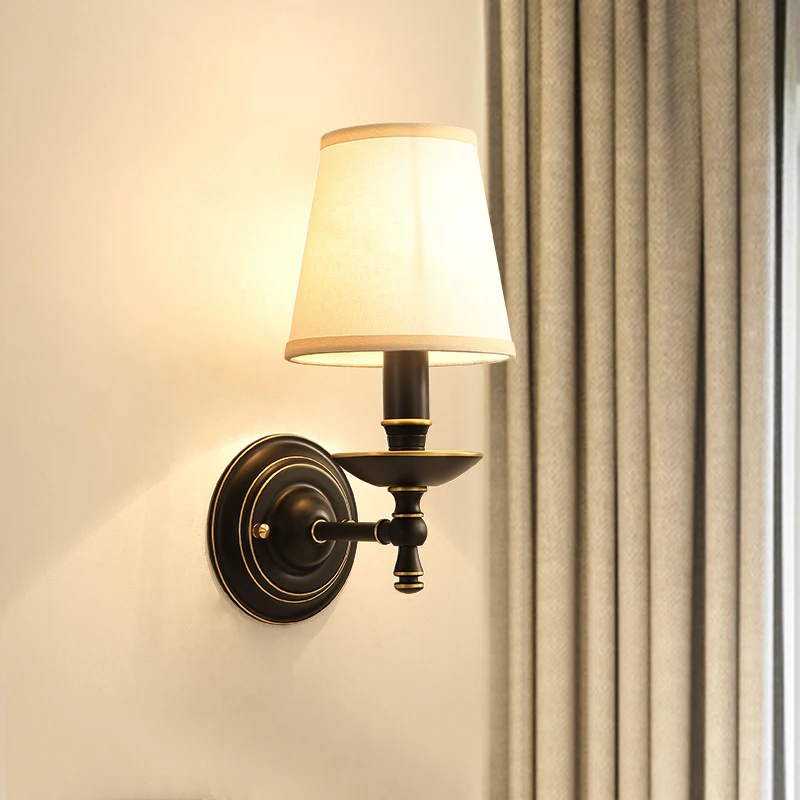 American Copper Black Rubbing Gold Bedroom Bedside E14 LED Wall Lamp Nordic Modern Simple Aisle Stairs Decor Led Wall Lights
American Copper Black Rubbing Gold Bedroom Bedside E14 LED Wall Lamp Nordic Modern Simple Aisle Stairs Decor Led Wall Lights
