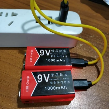 9V 1000mAh USB Rechargeable 9V Lipo Battery RC Battery For RC Camera Drone Accessories 
9V 1000mAh USB Rechargeable 9V Lipo Battery RC Battery For RC Camera Drone Accessories