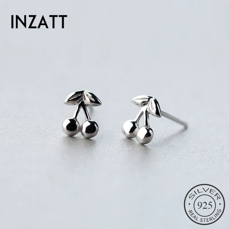 INZATT Romantic Minimalist Metal Cherry Stud Earrings Real 925 Sterling Silver Fashion Jewelry For Women Birthday Party Gift
INZATT Romantic Minimalist Metal Cherry Stud Earrings Real 925 Sterling Silver Fashion Jewelry For Women Birthday Party Gift