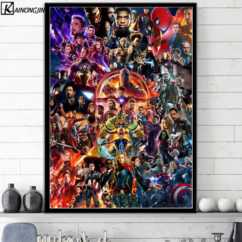 Hot Posters and Prints Marvel Cinematic Universe COLLAGE Avengers Art Poster marvel End Game Wall Picture Canvas Painting
Hot Posters and Prints Marvel Cinematic Universe COLLAGE Avengers Art Poster marvel End Game Wall Picture Canvas Painting