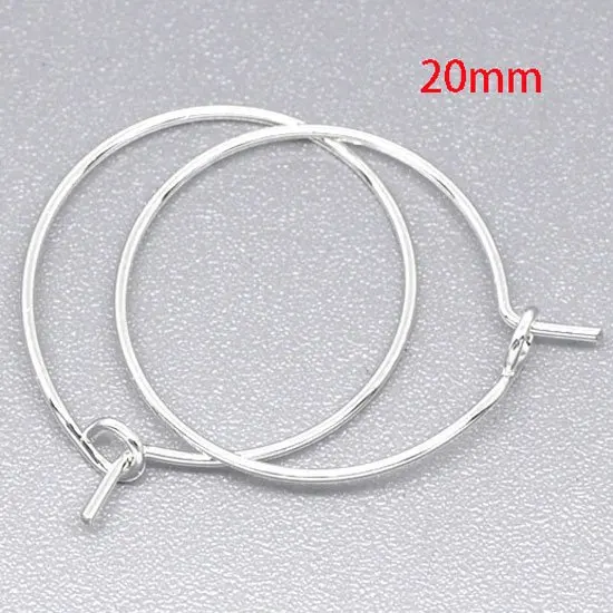 1000 Pcs Silver Plated Metal Hoops Earring Findings Wine Glass Charm Rings 20mm DIY Jewelry Making(W00861T)
1000 Pcs Silver Plated Metal Hoops Earring Findings Wine Glass Charm Rings 20mm DIY Jewelry Making(W00861T)