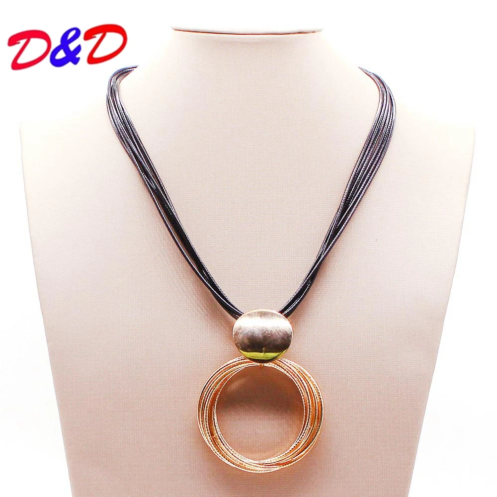 D&D New Fashion Metal Pendant Necklaces For Women Golden Geometric Charm Chains Necklace Jewelry Wholesale
D&D New Fashion Metal Pendant Necklaces For Women Golden Geometric Charm Chains Necklace Jewelry Wholesale