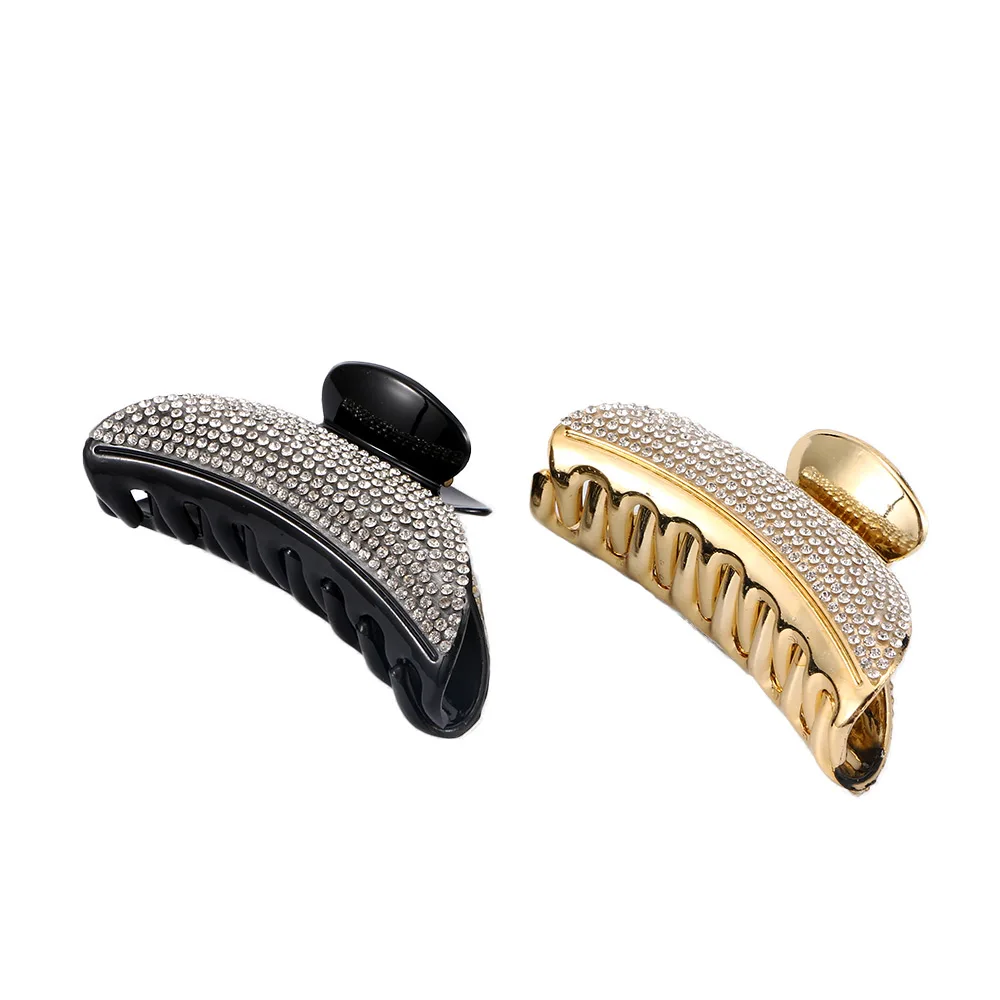 1 Pcs Black/Gold Fashion Women Large Plastic Hair Claw Hair Styling Tools Accessories Auxiliary Hair Clip
1 Pcs Black/Gold Fashion Women Large Plastic Hair Claw Hair Styling Tools Accessories Auxiliary Hair Clip