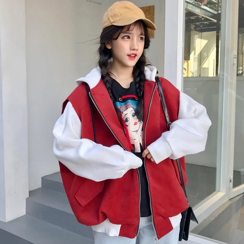 Autumn Winter Letters Sweatshirts Zipper Jacket Coat Thicken Warm Fleece Hoodies Casual Hooded Tracksuit Harajuku Outwear
Autumn Winter Letters Sweatshirts Zipper Jacket Coat Thicken Warm Fleece Hoodies Casual Hooded Tracksuit Harajuku Outwear