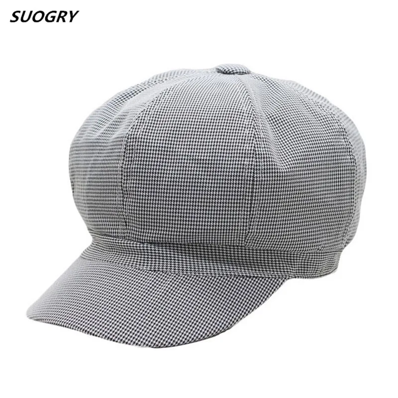 Plaid Men'S Beret Gentlemen Retro Newsboy Caps Casual Flat Hats For Women Octagonal Cap Boinas Para Hombres
Plaid Men'S Beret Gentlemen Retro Newsboy Caps Casual Flat Hats For Women Octagonal Cap Boinas Para Hombres