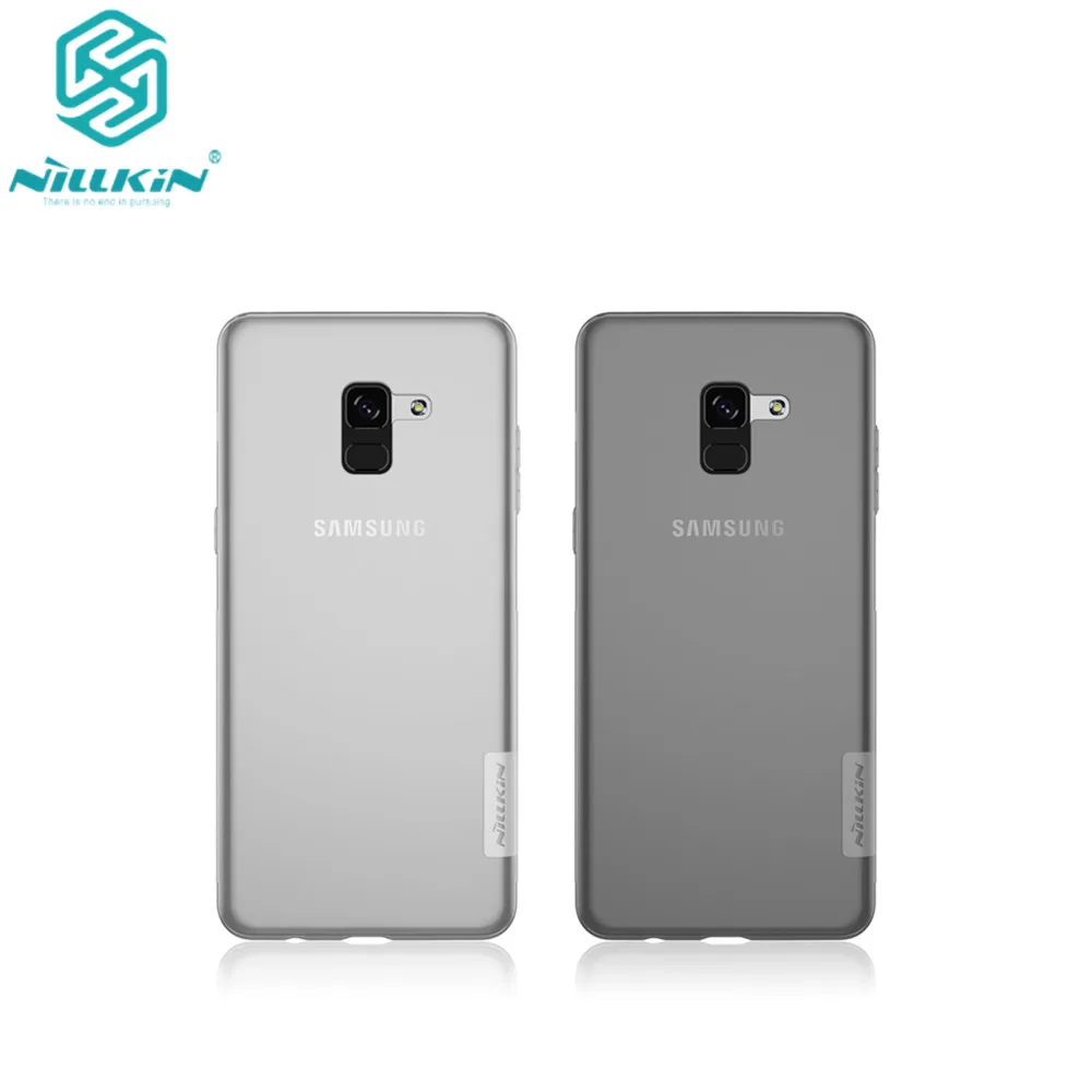 Чехол из ТПУ для Samsung Galaxy A8 plus 2018 NILLKIN Nature прозрачный Ультратонкий чехол A7 A730F