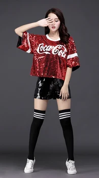 Only Top Squined Stage Dancewear Jazz Dance Clothing Cheerleading Dance Custome Hip-hop Dance TOP
Only Top Squined Stage Dancewear Jazz Dance Clothing Cheerleading Dance Custome Hip-hop Dance TOP