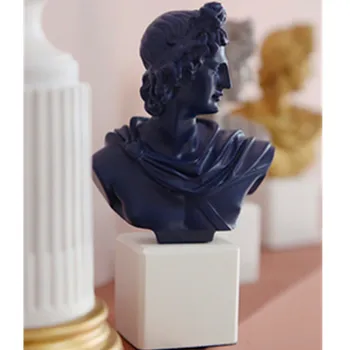 Nordic Greek Mythology Apollo Half-Length Portrait Resin Sculpture Craftwork Bedroom Bedside Table Decoration Figurines X1647
Nordic Greek Mythology Apollo Half-Length Portrait Resin Sculpture Craftwork Bedroom Bedside Table Decoration Figurines X1647