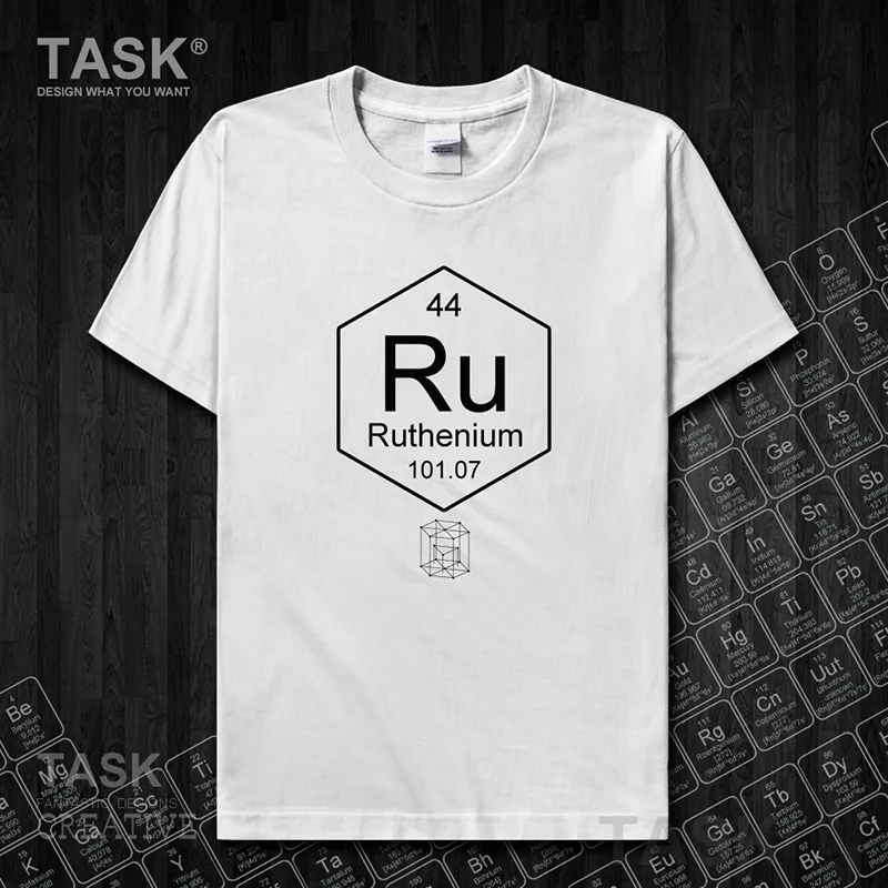 Chemical periodic table 44 Ru Chemistry t-shirt casual jerseys fans fitness mens t shirt new Tops Short sleeve clothes summer
Chemical periodic table 44 Ru Chemistry t-shirt casual jerseys fans fitness mens t shirt new Tops Short sleeve clothes summer