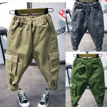Baby Boys Casual Pants Children's Clothing Kids Boys Cargo Pants Kids Solid Army Green Trousers Baby Boys Clothes Kids Pant 2-7Y
Baby Boys Casual Pants Children's Clothing Kids Boys Cargo Pants Kids Solid Army Green Trousers Baby Boys Clothes Kids Pant 2-7Y