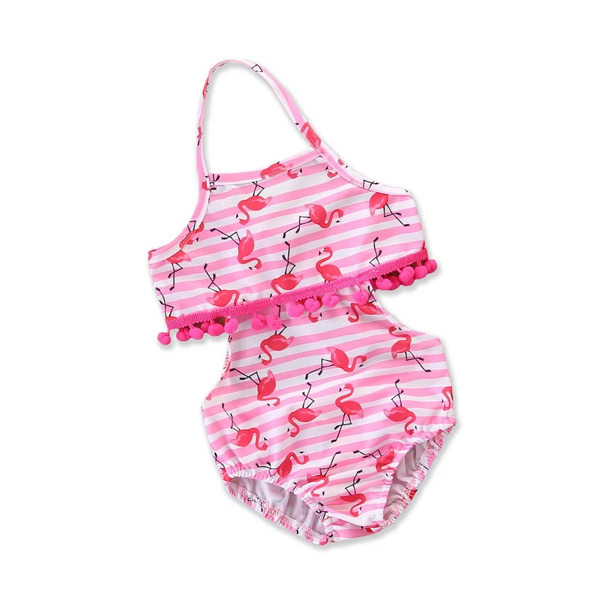 Hot sale swimwear baby girl bikini badmode baby Flamingo pattern Swimsuit with ball Bathing One pieces Swimming Clothes for 1-6Y
Hot sale swimwear baby girl bikini badmode baby Flamingo pattern Swimsuit with ball Bathing One pieces Swimming Clothes for 1-6Y