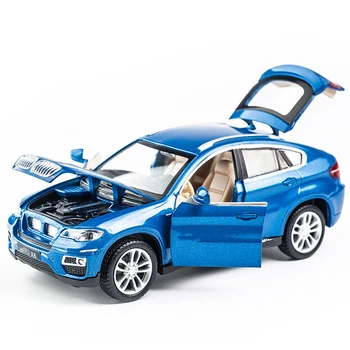 KIDAMI Alloy Diecast Model Car 1:32 SUV X6 Sound Light Children Metal Car Toys Pull Back Wheels Kids Birthday Gifts Collection
KIDAMI Alloy Diecast Model Car 1:32 SUV X6 Sound Light Children Metal Car Toys Pull Back Wheels Kids Birthday Gifts Collection