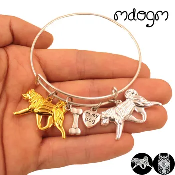 2020 Cute Animal Bracelet Bangles Alaskan Malamute Dog Love Alloy Metal Men Women Male Female Girls Jewelry Gift AKC S113
2020 Cute Animal Bracelet Bangles Alaskan Malamute Dog Love Alloy Metal Men Women Male Female Girls Jewelry Gift AKC S113