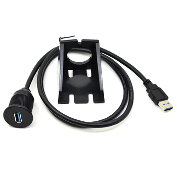 USB 3.0 Panel Flush Mount Extension Cable With Buckle for Car Truck Boat Motorcycle Dashboard 1M 3FT
USB 3.0 Panel Flush Mount Extension Cable With Buckle for Car Truck Boat Motorcycle Dashboard 1M 3FT