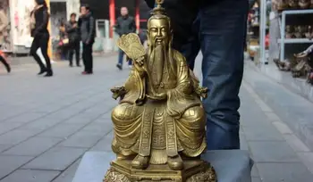 18 Chinese Taoism Leader Brass Copper Tai Shang Laojun Taoist Buddha God Statue
18 Chinese Taoism Leader Brass Copper Tai Shang Laojun Taoist Buddha God Statue