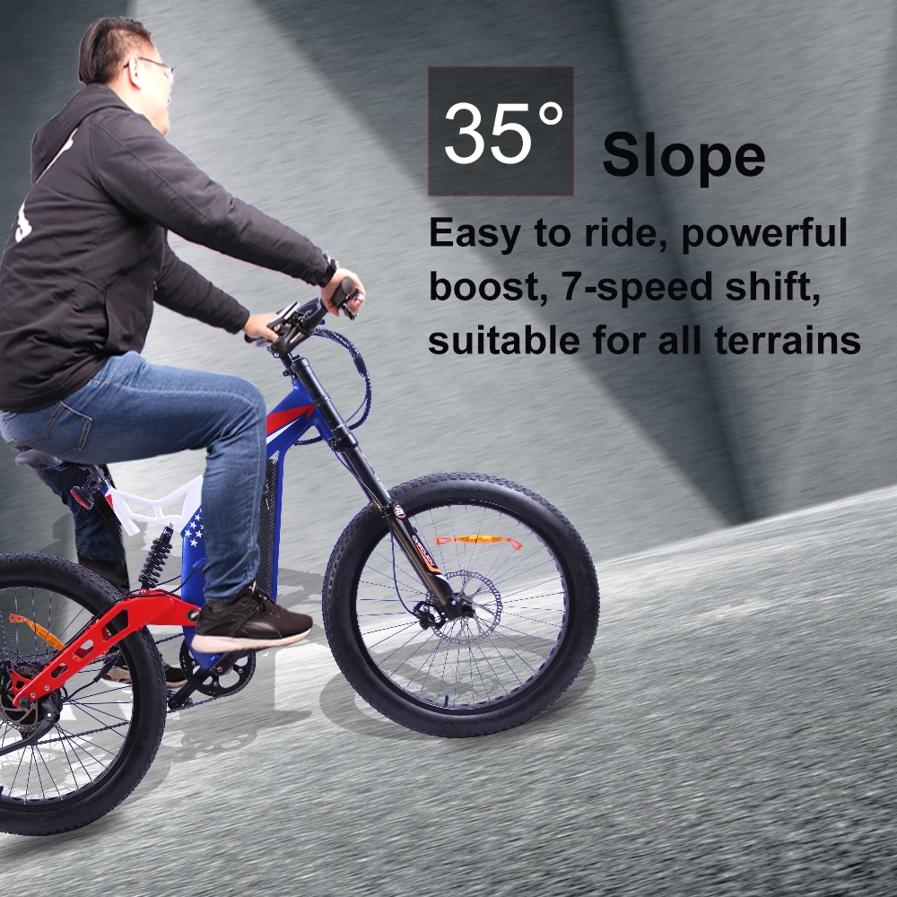 Sale EZBIKE 26 Electric snow mountain bike tire fit snow tires Powerful high 7 speed motor drive Off-road lithium battery beach ebike 16