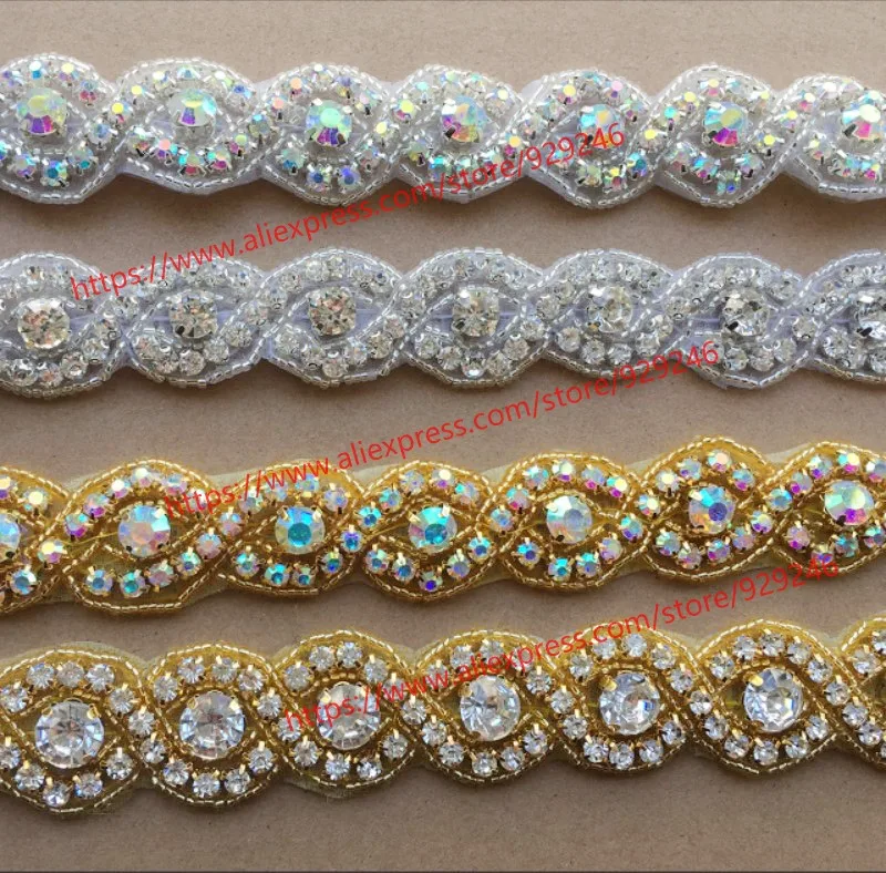 88cm/lot shiny gold AB clear crystal rhinestone chain silver applique trims hotfix for hair band shoes dress coat decoration
88cm/lot shiny gold AB clear crystal rhinestone chain silver applique trims hotfix for hair band shoes dress coat decoration