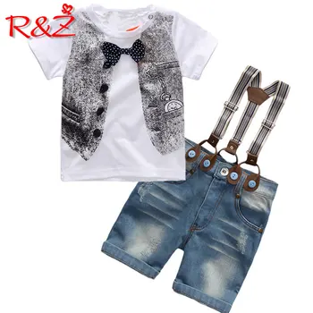 R&Z 2019 Summer New Children's Suit Set Boy Short Sleeve T-shirt Bull Shorts Bib Three-piece Children's Set
R&Z 2019 Summer New Children's Suit Set Boy Short Sleeve T-shirt Bull Shorts Bib Three-piece Children's Set