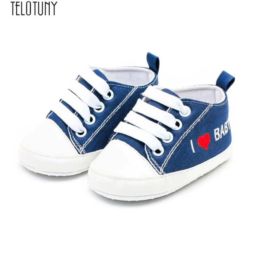 Teletuny/Повседневная однотонная обувь для новорожденных мальчиков и девочек с