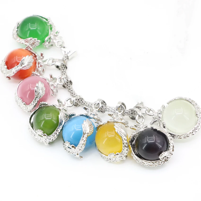 8 Colors 20x27mm Dragon Animal Charms Stone Pendant Jewelry Making Opal Round Ball Inlay Cat Eyes Crystal Beads Findings B3299
8 Colors 20x27mm Dragon Animal Charms Stone Pendant Jewelry Making Opal Round Ball Inlay Cat Eyes Crystal Beads Findings B3299