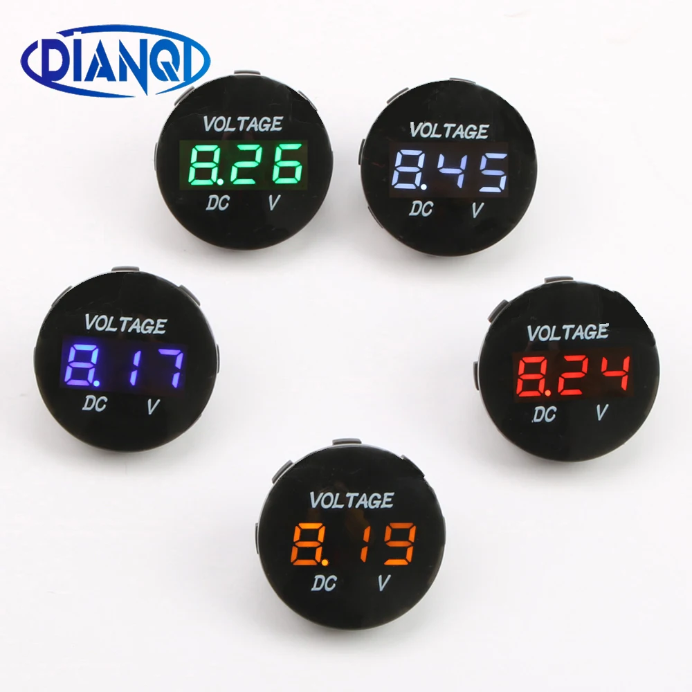 Car Motorcycle LED 12V-24V DC Voltmeter Signal Lights Digital Display Gauge Volt Voltage Meter Indicator Lamp Tester
Car Motorcycle LED 12V-24V DC Voltmeter Signal Lights Digital Display Gauge Volt Voltage Meter Indicator Lamp Tester