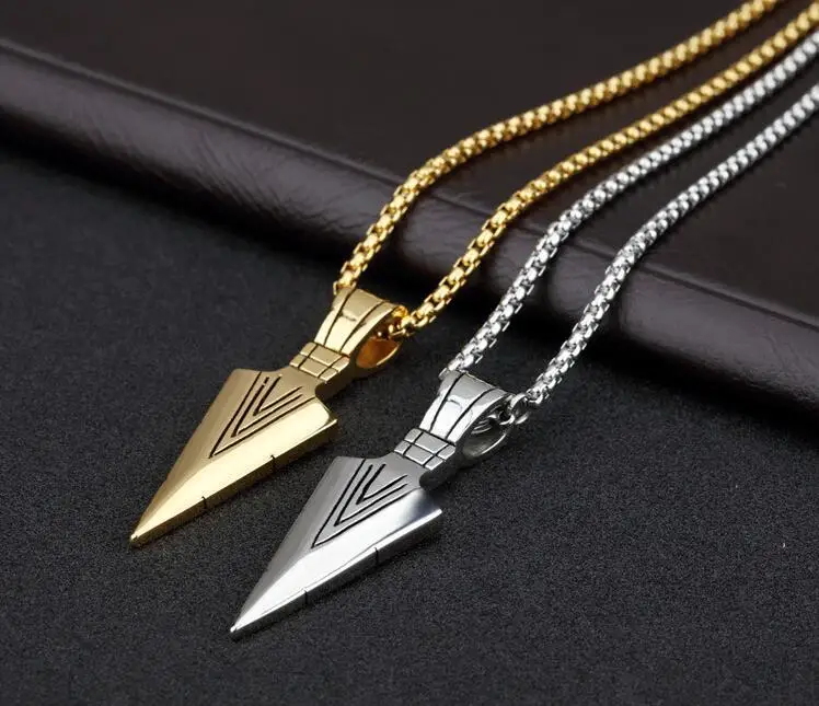 Arrow Necklace Fashion Gold Sliver Necklace Jewelry Men Vintage Alloy Simple Chain Bead Arrow Long Men Necklaces Jewerly
Arrow Necklace Fashion Gold Sliver Necklace Jewelry Men Vintage Alloy Simple Chain Bead Arrow Long Men Necklaces Jewerly