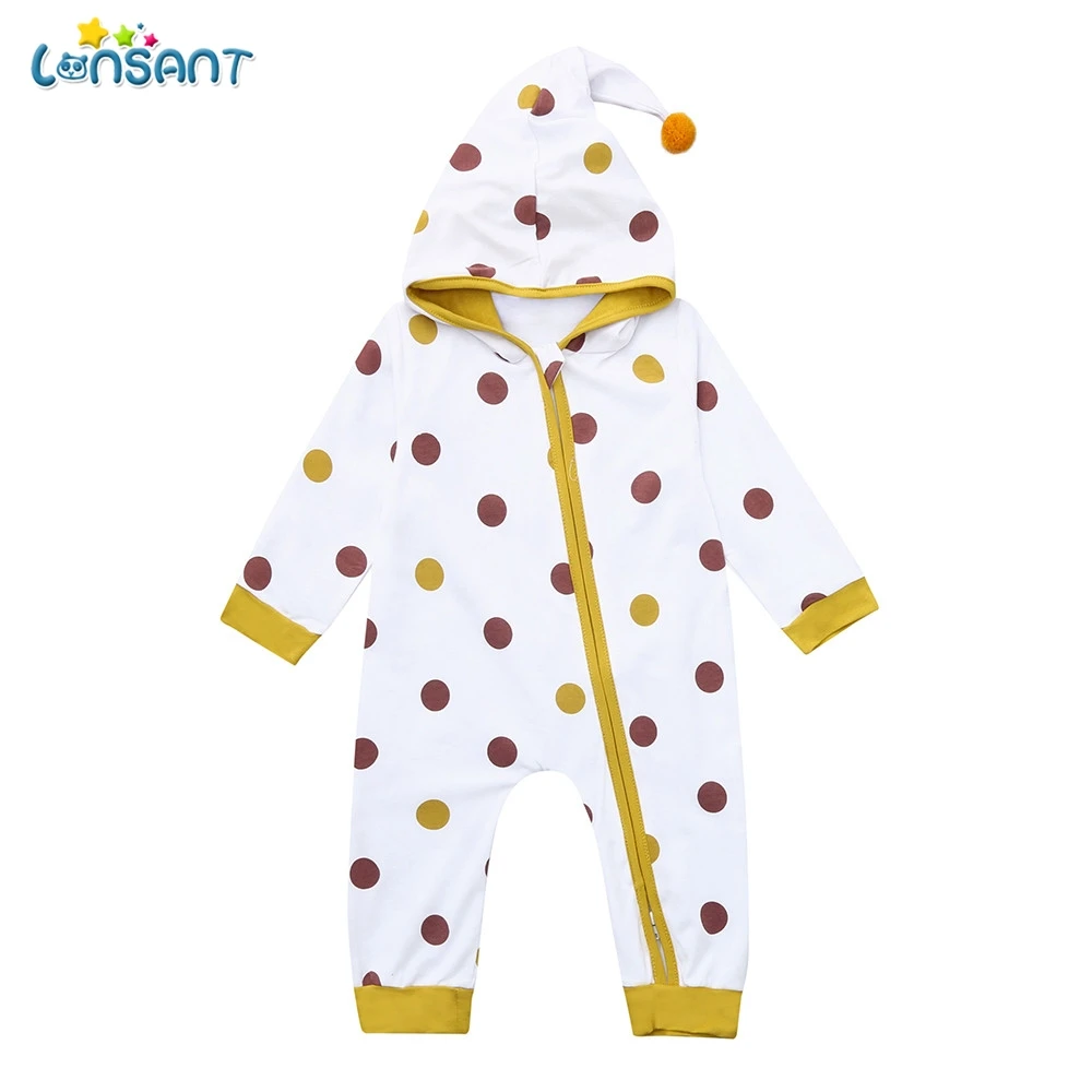 LONSANT Baby Rompers Hooded Long Sleeve Zipper Dot Casual Dos Desenhos Animados Menina Infantil Children'S Winter Rompers N30
LONSANT Baby Rompers Hooded Long Sleeve Zipper Dot Casual Dos Desenhos Animados Menina Infantil Children'S Winter Rompers N30