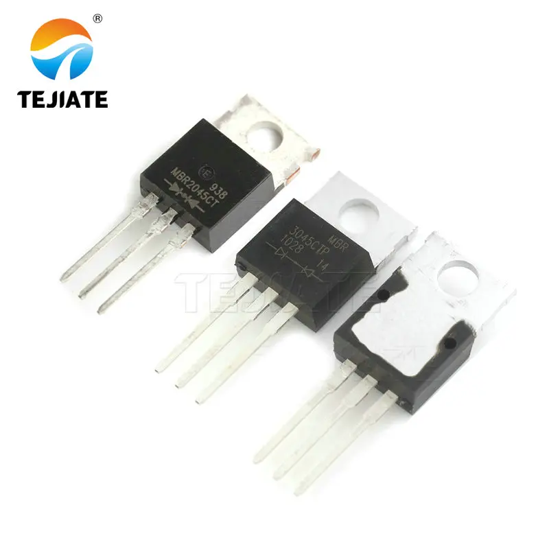 10 шт./лот MBR2045 MBR2045C выпрямители Schottky MBR2045CT 20A 45 в TO-220 Новый оригинальный наличии