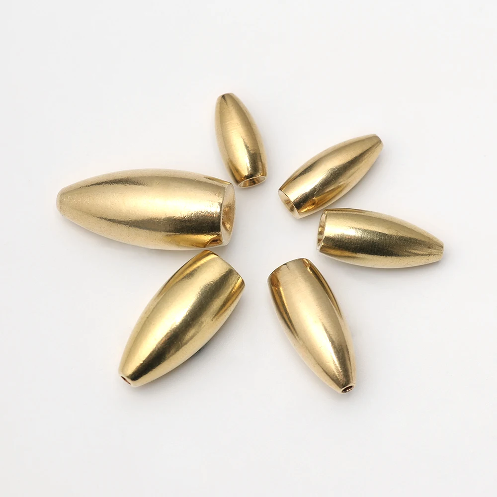 3Pcs Fishing Copper Sinkers 3.5g/5g/7g,/10g/14g/21g Bullet Shape Flipping/Worm Weights Fishing Accessories
3Pcs Fishing Copper Sinkers 3.5g/5g/7g,/10g/14g/21g Bullet Shape Flipping/Worm Weights Fishing Accessories