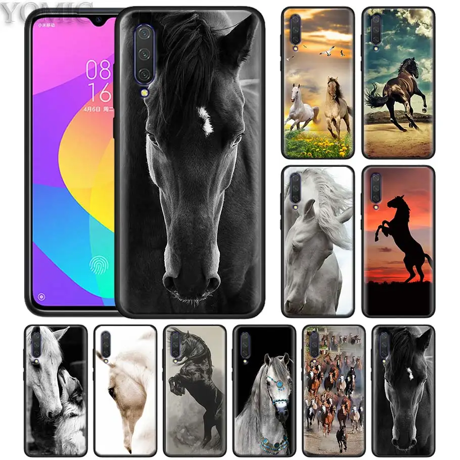 Wild horse Black Case for Xiaomi Mi 9T A2 8 lite CC9 CC9E A1 5X 6X Play Poco F1 Silicone Tampa Soft Phone Cover Casos
Wild horse Black Case for Xiaomi Mi 9T A2 8 lite CC9 CC9E A1 5X 6X Play Poco F1 Silicone Tampa Soft Phone Cover Casos