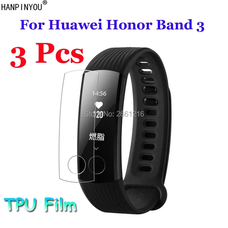 3 Pcs/Lot For Huawei Honor Band 3 Band3 Smart Band Wristband Full Cover Soft TPU Film Explosion-proof Screen Protector
3 Pcs/Lot For Huawei Honor Band 3 Band3 Smart Band Wristband Full Cover Soft TPU Film Explosion-proof Screen Protector