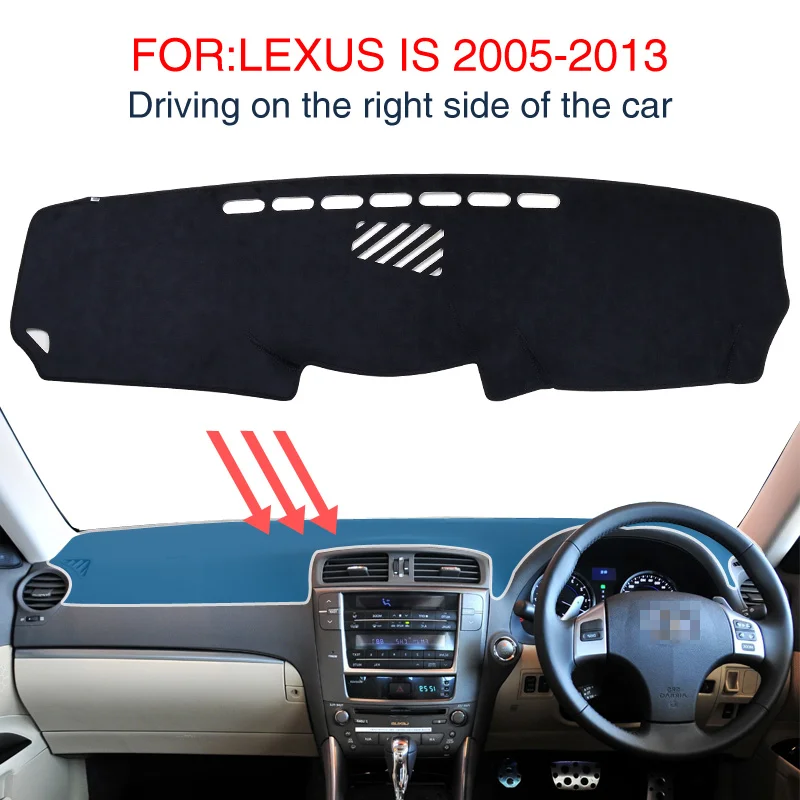 Фото Автомобильный коврик для приборной панели LEXUS IS250 IS300H IS350D 2005-2013 аксессуары