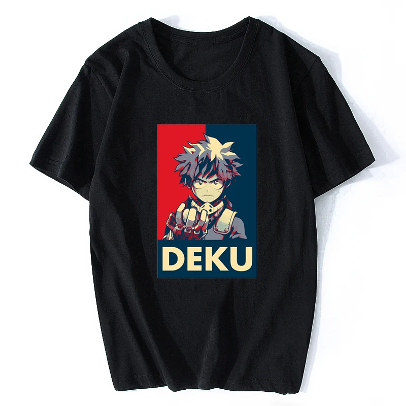 Boku No Hero Academia DEKU T Shirts Man Clothing Funny Cartoon My Hero Academia Print Japanese Anime Men T-shirt Male
Boku No Hero Academia DEKU T Shirts Man Clothing Funny Cartoon My Hero Academia Print Japanese Anime Men T-shirt Male