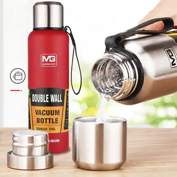Outdoor Portable Stainless Steel Insulated Water Bottle Holder Thermos 1000/1500ml Double Wall Vacuum Cup Russian Travel Bottle
Outdoor Portable Stainless Steel Insulated Water Bottle Holder Thermos 1000/1500ml Double Wall Vacuum Cup Russian Travel Bottle