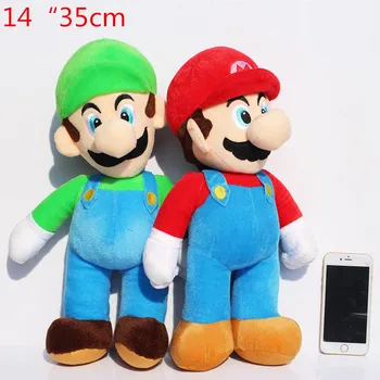 2Pcs/lot 14inch 35cm Super Mario Luigi Plush Toy Soft Dolls For Children Free Shipping
2Pcs/lot 14inch 35cm Super Mario Luigi Plush Toy Soft Dolls For Children Free Shipping