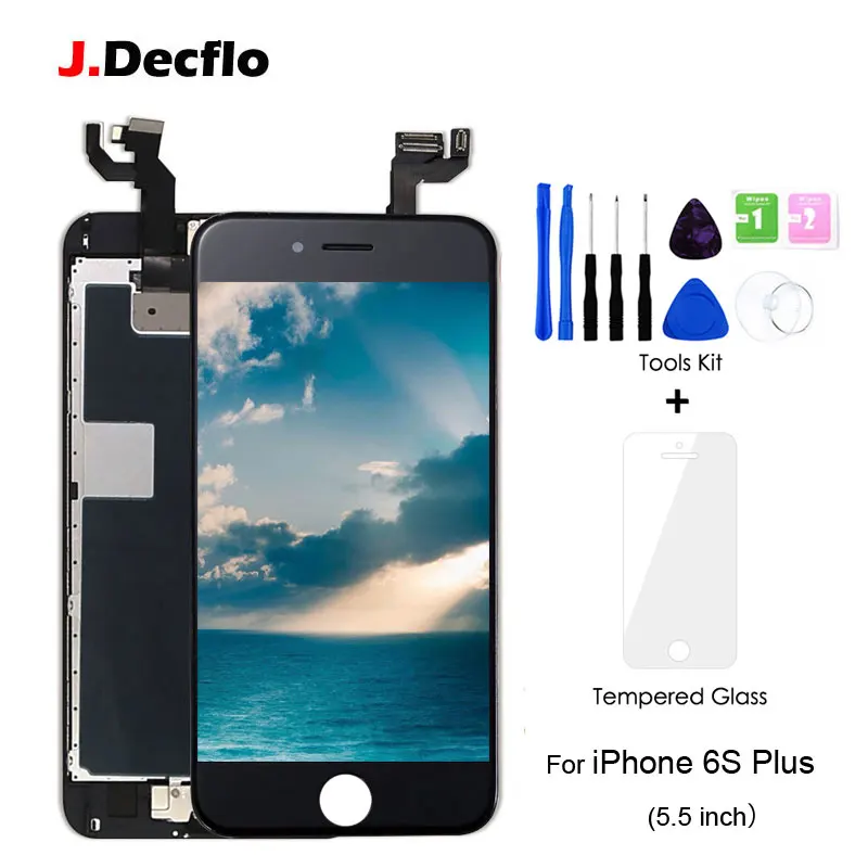 For iPhone 6s Plus LCD Display Touch Screen Digitizer +Home Button+Front Camera+Ear Speaker Full Assembly Replacement with gifts
For iPhone 6s Plus LCD Display Touch Screen Digitizer +Home Button+Front Camera+Ear Speaker Full Assembly Replacement with gifts