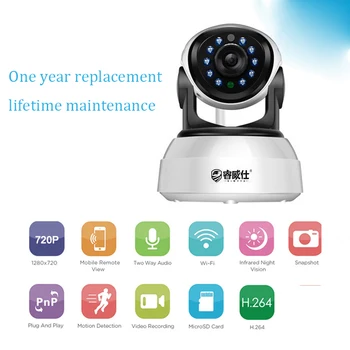 Network Camera P2P Wifi IR-cut IP Network Camera 2Way Audio Clear and Loud Wireless Security Camera P2P Wifi Indoor Baby Monitor 
Network Camera P2P Wifi IR-cut IP Network Camera 2Way Audio Clear and Loud Wireless Security Camera P2P Wifi Indoor Baby Monitor