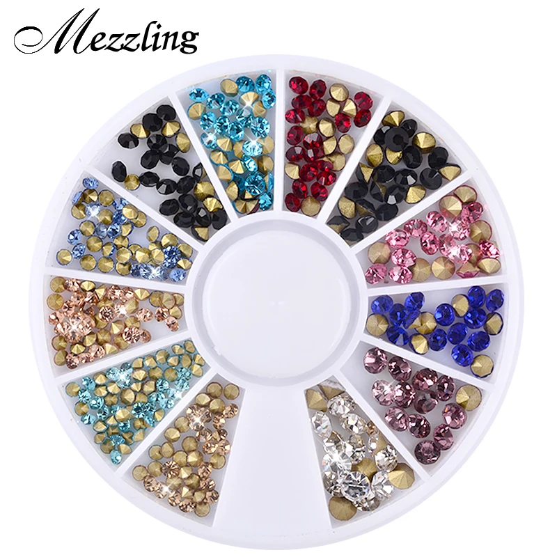 Mezzling Mixed Glitter Nail Art Wheels Sharp End Crystal Colorful Rhinestones Perfect Design Nail Beauty Decoration Tools
Mezzling Mixed Glitter Nail Art Wheels Sharp End Crystal Colorful Rhinestones Perfect Design Nail Beauty Decoration Tools