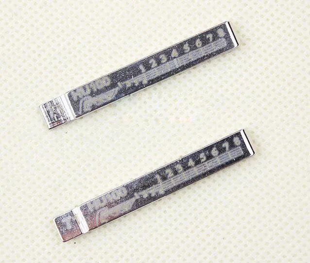 HU100 Engraved Line Key Blade For Buick Opel Cadillac Scale Shearing Teeth Cutting Key Blank 2 IN 1 (No 71)
HU100 Engraved Line Key Blade For Buick Opel Cadillac Scale Shearing Teeth Cutting Key Blank 2 IN 1 (No 71)