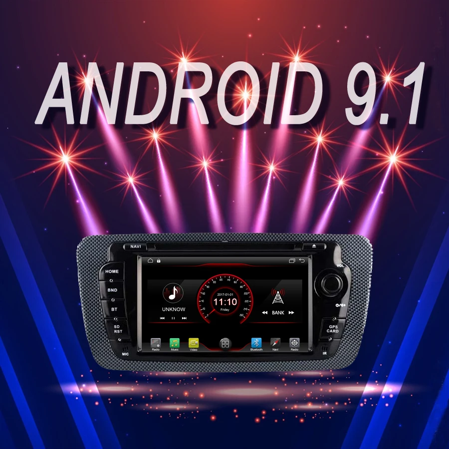 car multimedia Player Android 9.1 Car GPS Bluetooth stereo fit for SEAT IBIZA 2013 tape recorder DVD autoradio Head Unit
car multimedia Player Android 9.1 Car GPS Bluetooth stereo fit for SEAT IBIZA 2013 tape recorder DVD autoradio Head Unit