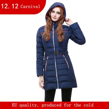 Thick medium-long down cotton women's winter slim belt cotton-padded jacket wadded jacket outerwear high quality v507
Thick medium-long down cotton women's winter slim belt cotton-padded jacket wadded jacket outerwear high quality v507