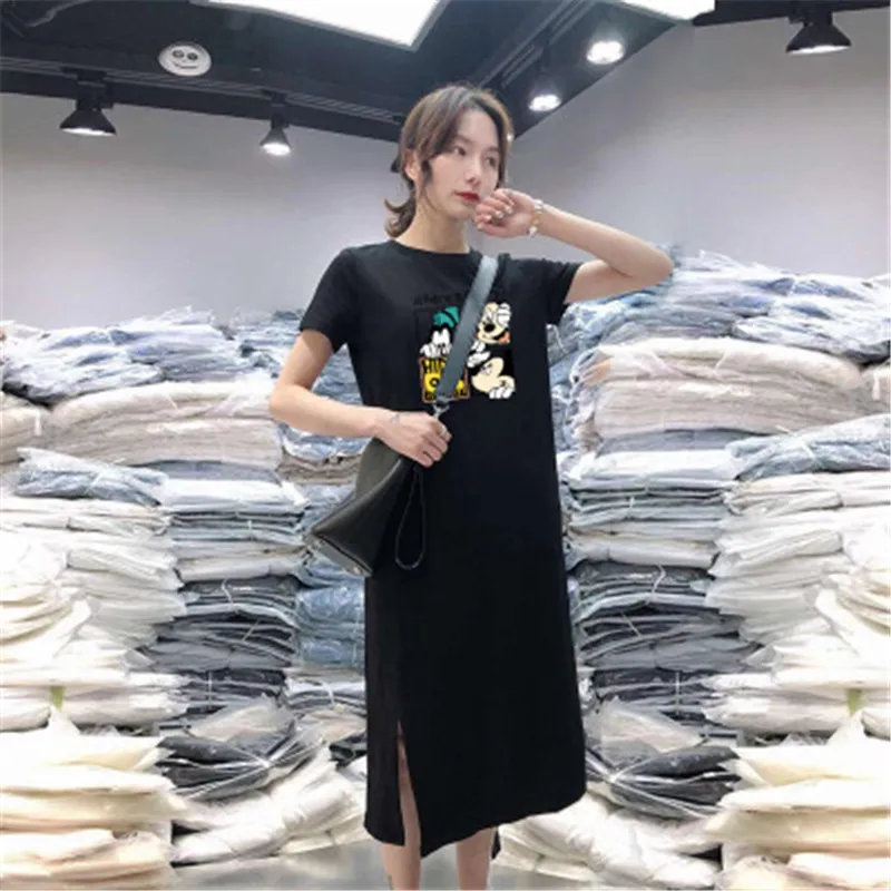 Plus Size Long Women Mickey dress Cute Cartoon Cotton Straight Women Mickey Dress Casual lady Loose Dress Women's Mickey Costume
Plus Size Long Women Mickey dress Cute Cartoon Cotton Straight Women Mickey Dress Casual lady Loose Dress Women's Mickey Costume