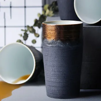 340/430ML Japanese-style Coffee Mug Ceramic Pottery Vintage Tea Water Cup for Birthday Gifts Juice Milk Cup House Drinkware
340/430ML Japanese-style Coffee Mug Ceramic Pottery Vintage Tea Water Cup for Birthday Gifts Juice Milk Cup House Drinkware